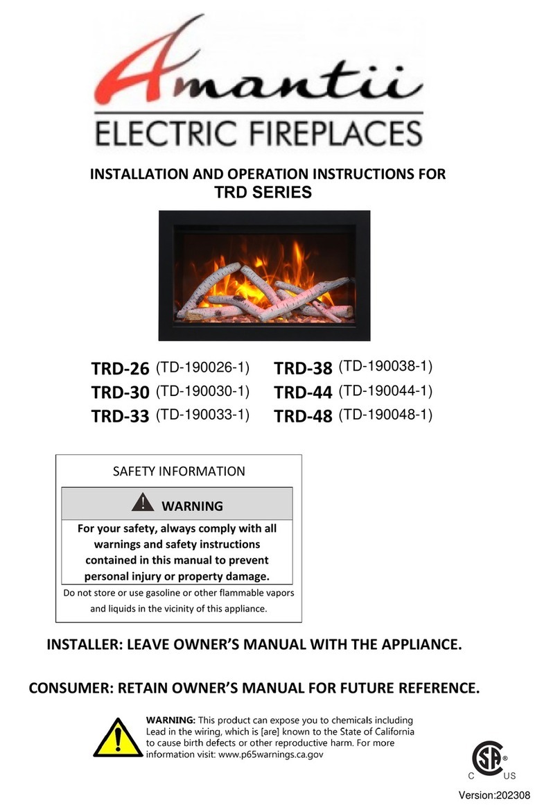 Amantii TD-190038-1 Owner's manual