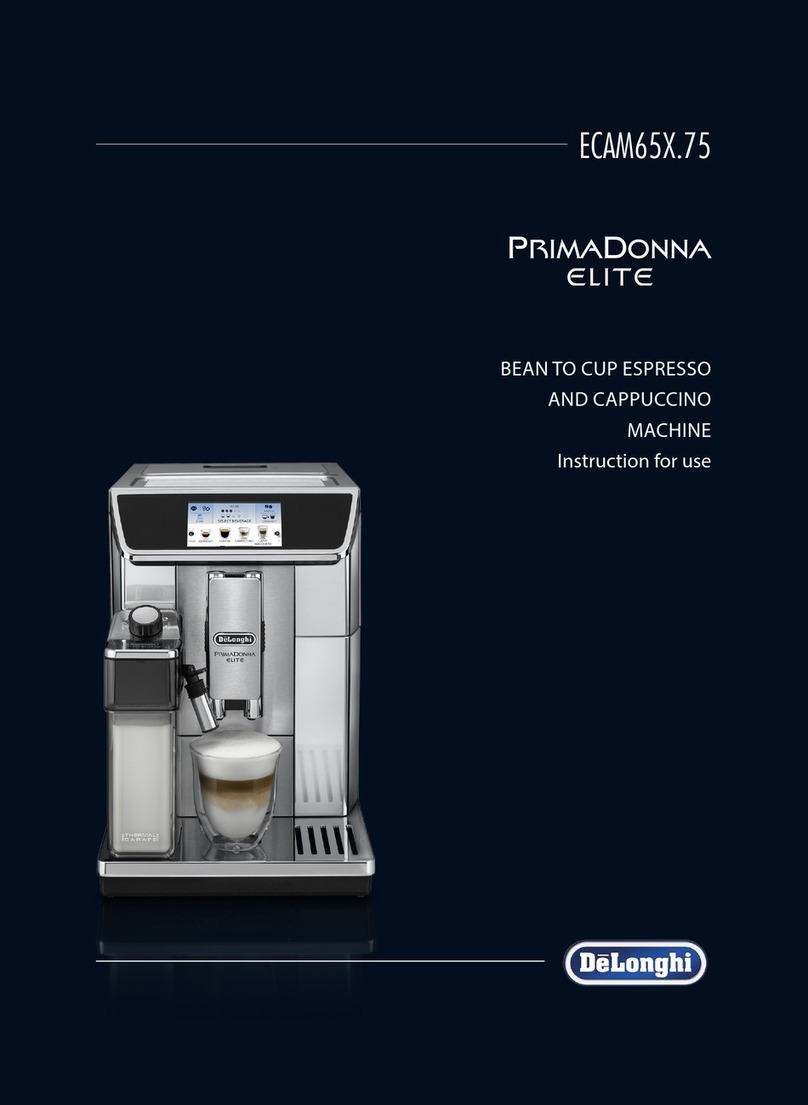 DèLonghi PRIMADONNA ELITE ECAM65 75 Series User manual