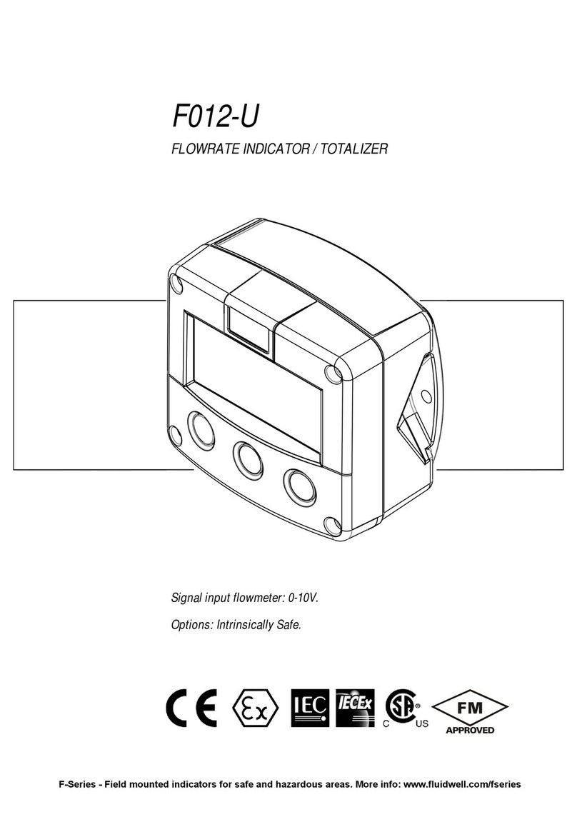Fluidwell F012-U User manual