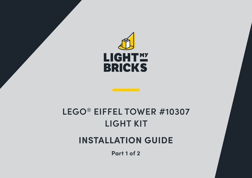 Lightmybricks LEGO EIFFEL TOWER 10307 LIGHT KIT installation guide
