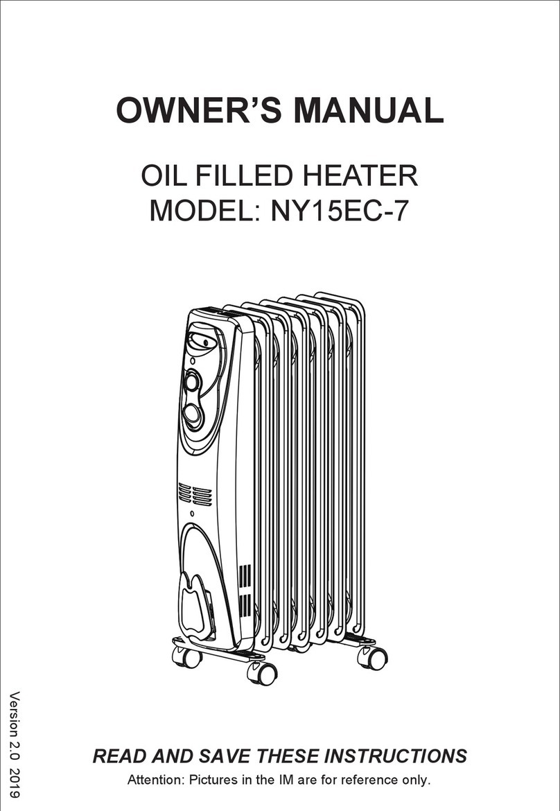 Midea NY15EC-7 owner's manual