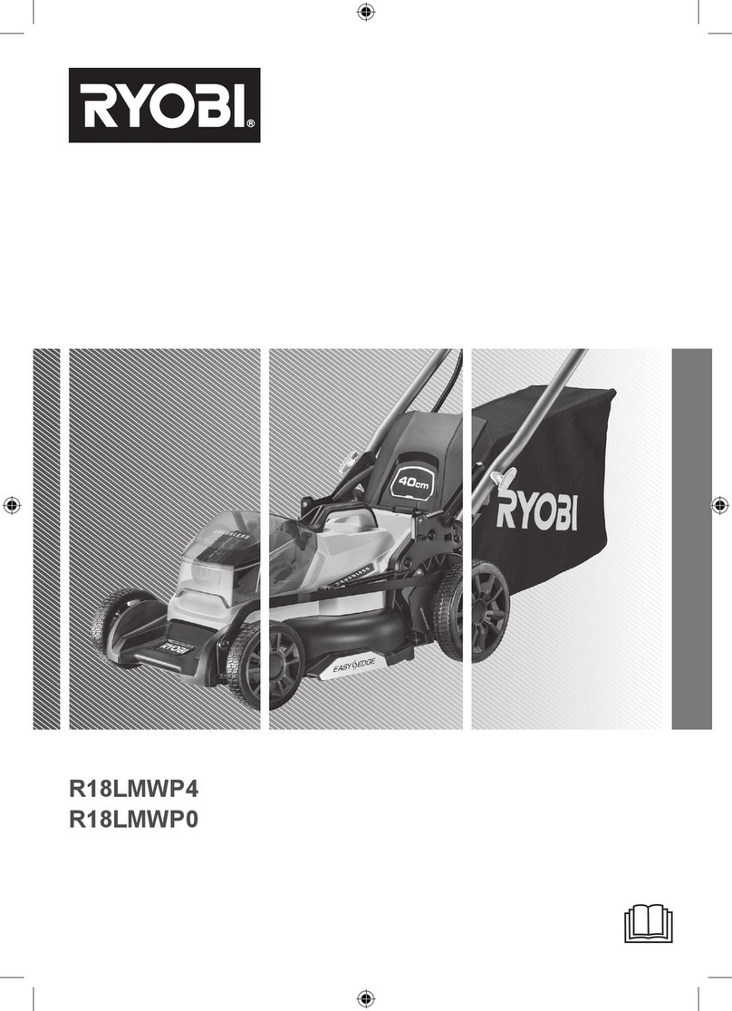 Ryobi R18LMWP4 User manual Ryobi R18LMWP4 User manual