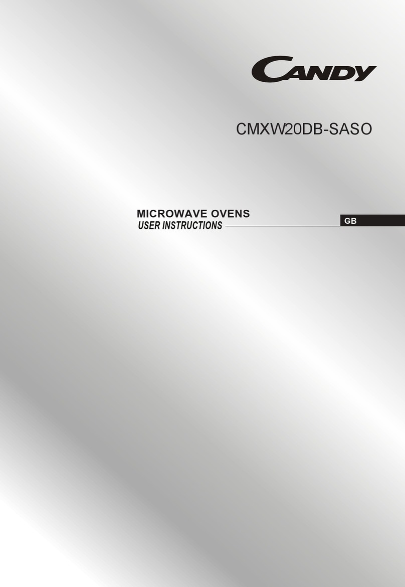 Candy CMXW20DB-SASO User instructions