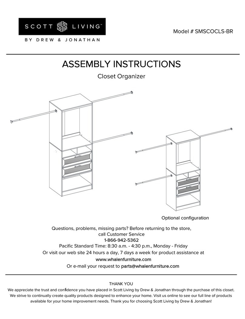 drew & jonathan SCOTT LIVING SMSCOCLS-BR User manual