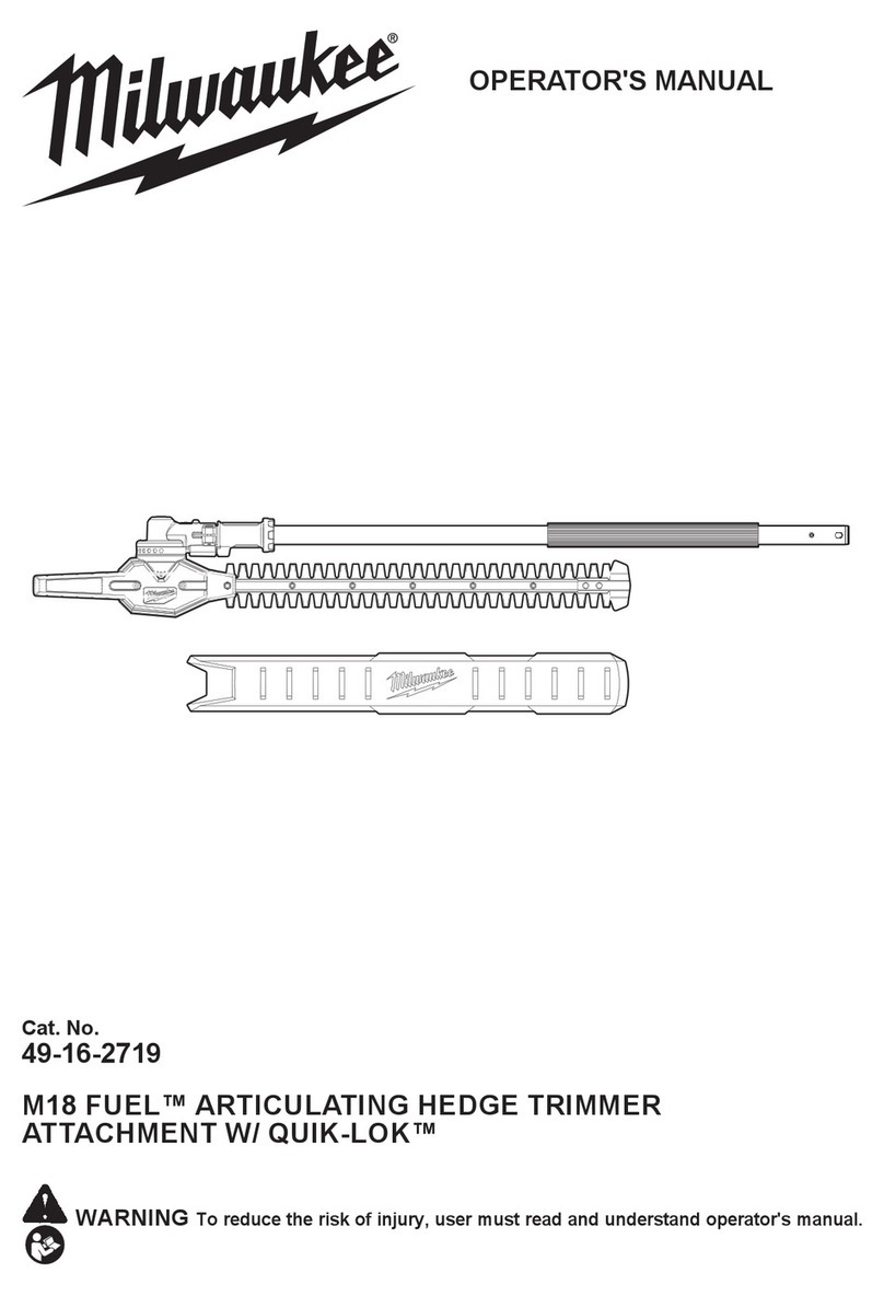 Milwaukee M18 FUEL QUIK-LOK 49-16-2719 User manual