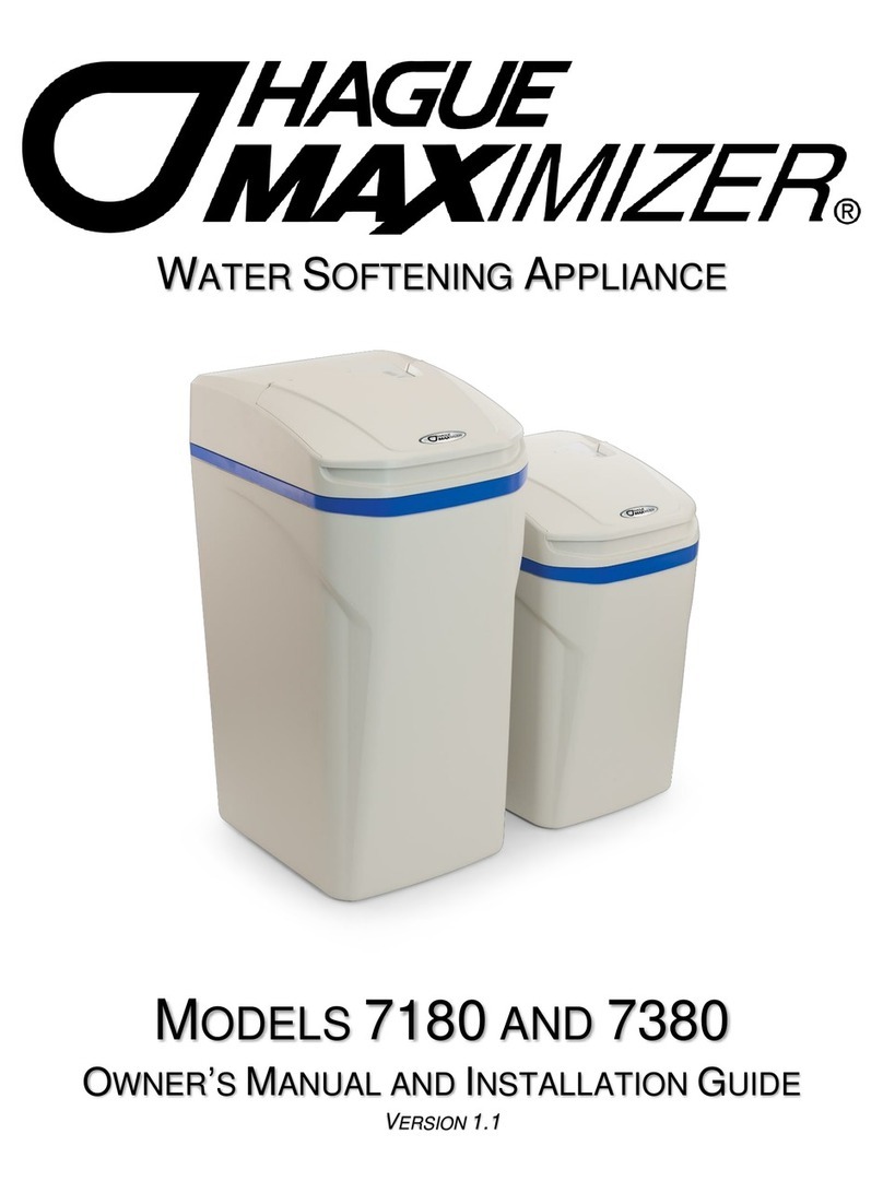 Hague MAXIMIZER 7180 Owner's manual and installation guide