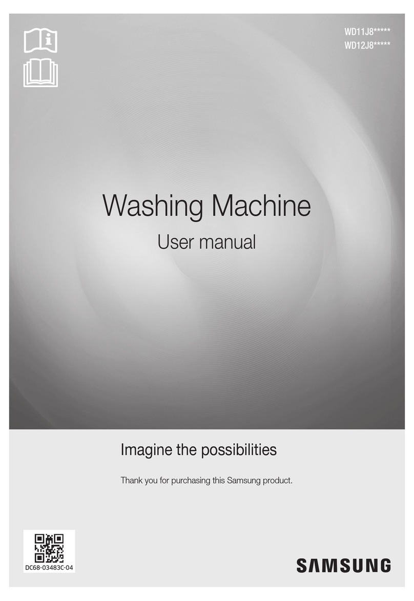 Samsung WD11J8 Series user manual