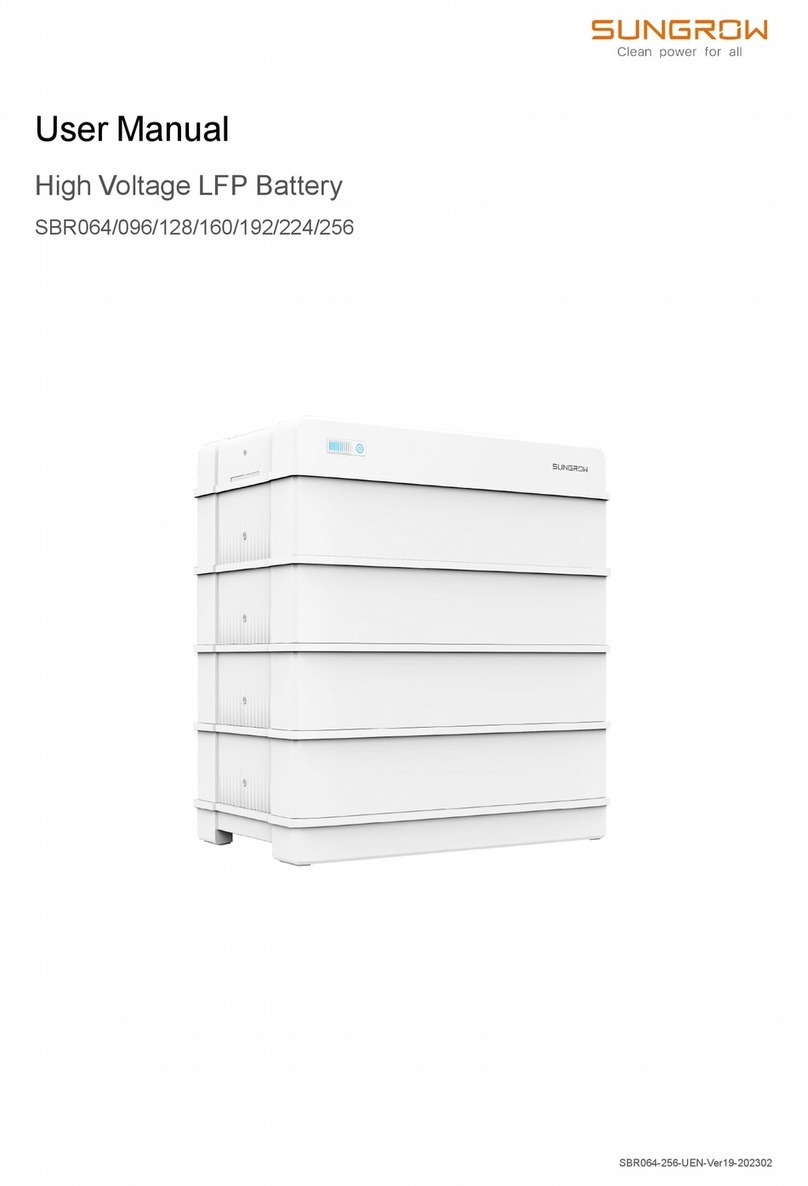 Sungrow SBR064 User manual