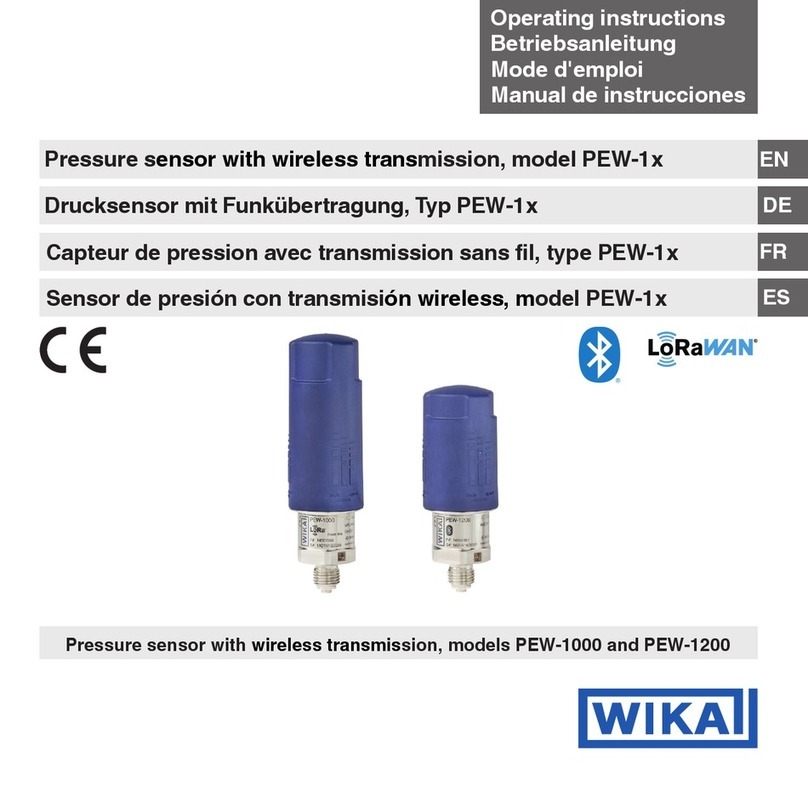 WIKA PEW-1 Series User manual
