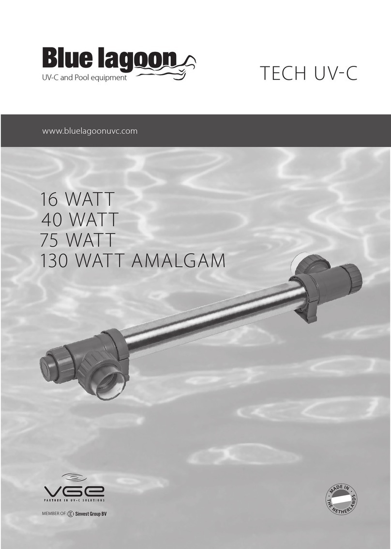 VGE BLUE LAGOON TECH UV-C 16 WATT manual