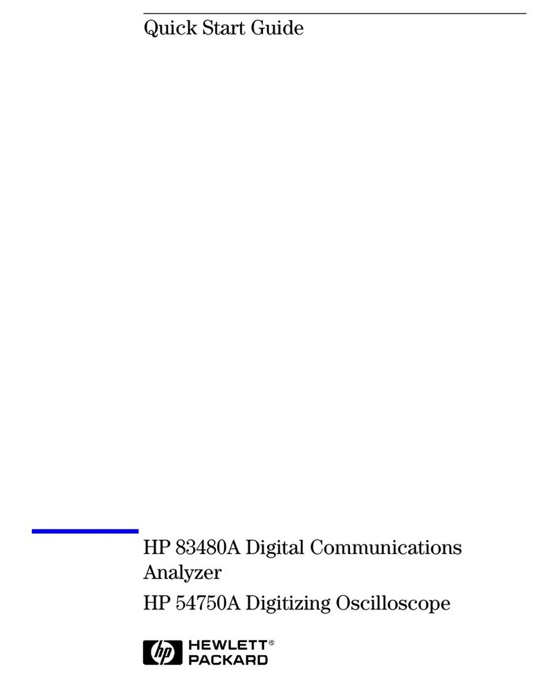 HP 54750A User manual