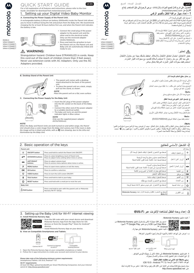 Motorola VM44-3 CONNECT User manual