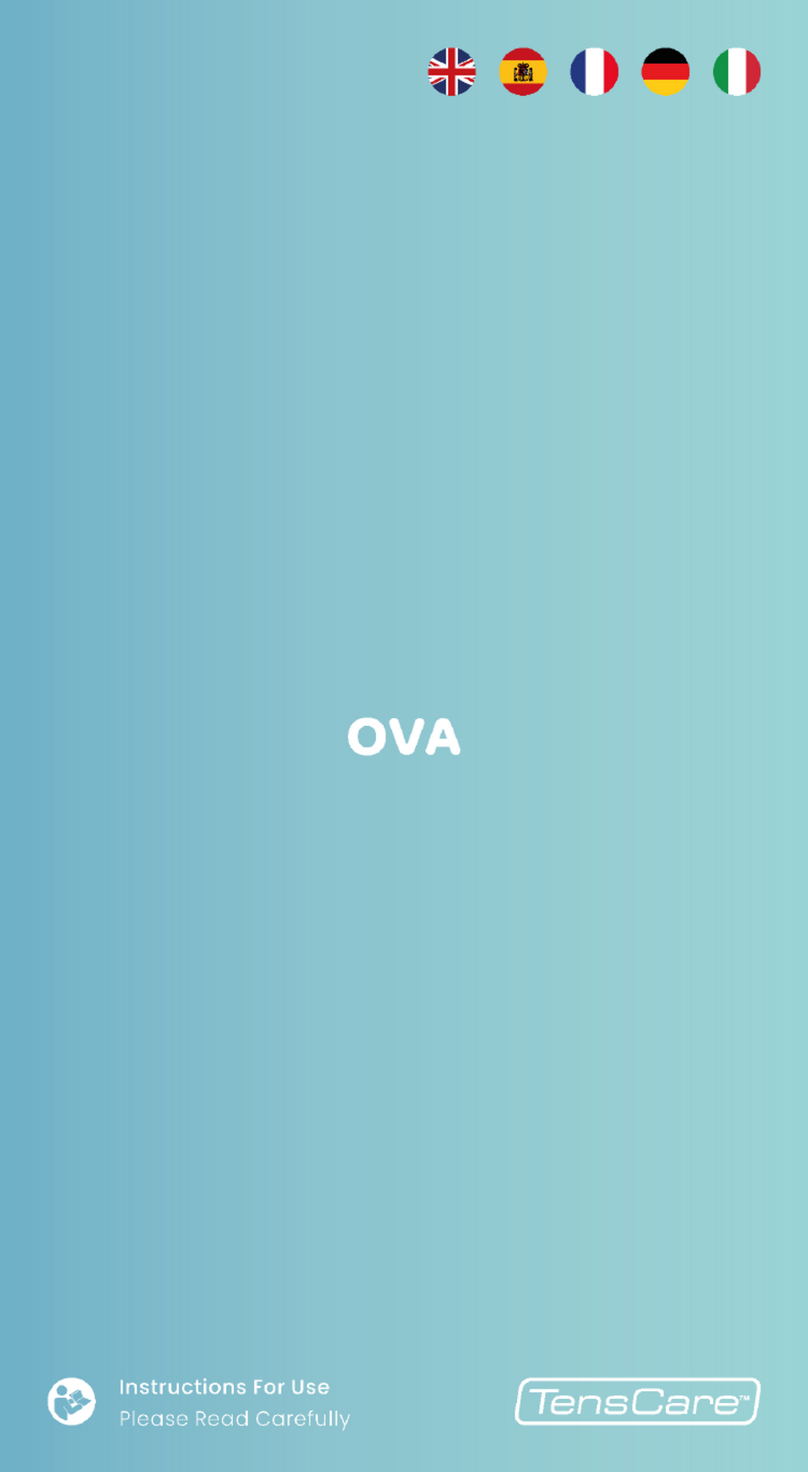 TensCare Ova User manual