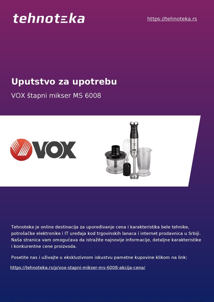 VOX electronics MS-6008 User manual