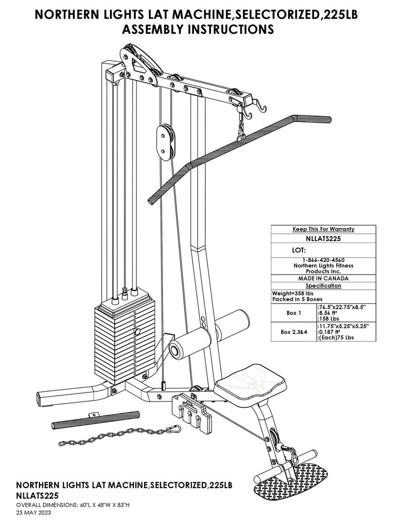 Northern Lights 225LB Assembly instructions