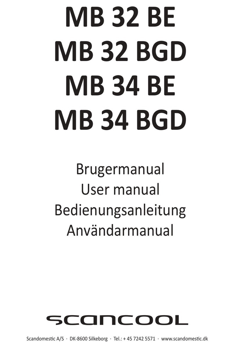 Scan Cool MB 32 BE user manual