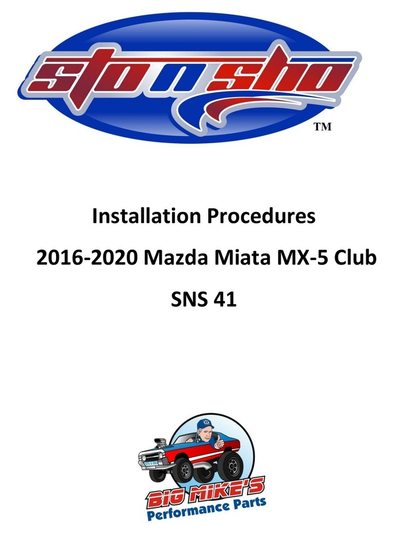 Big Mikes Performance Parts STO N SHO SNS 41 Installation procedures