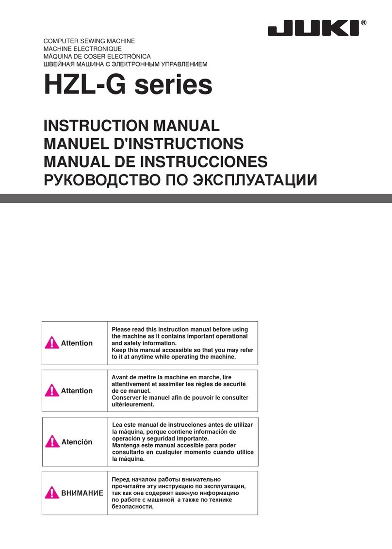 JUKI HZL-G Series instruction manual