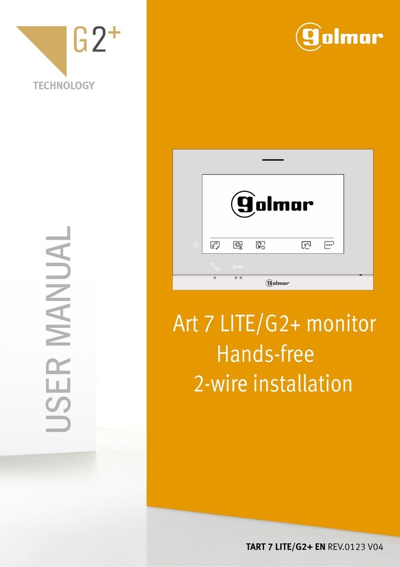 golmar ART 7 LITE/G2+ User manual