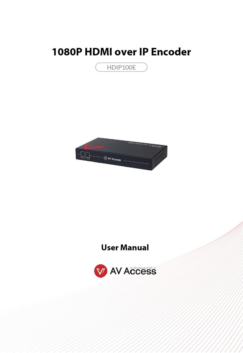 AV Access HDIP100E user manual