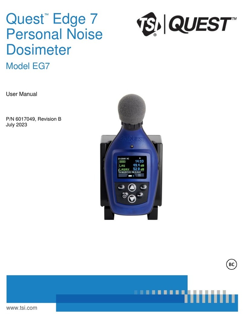TSI Instruments Quest Edge 7 User manual