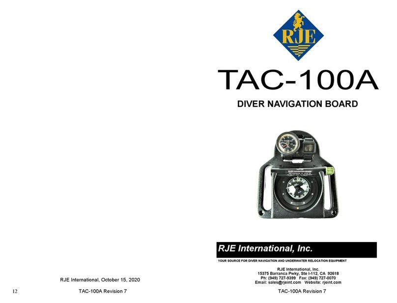 RJE TAC-100D User manual