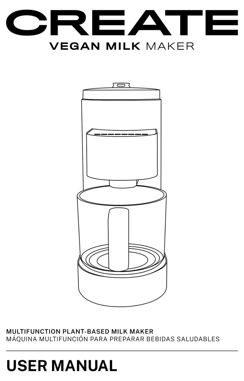Create VEGAN MILK MAKER User manual