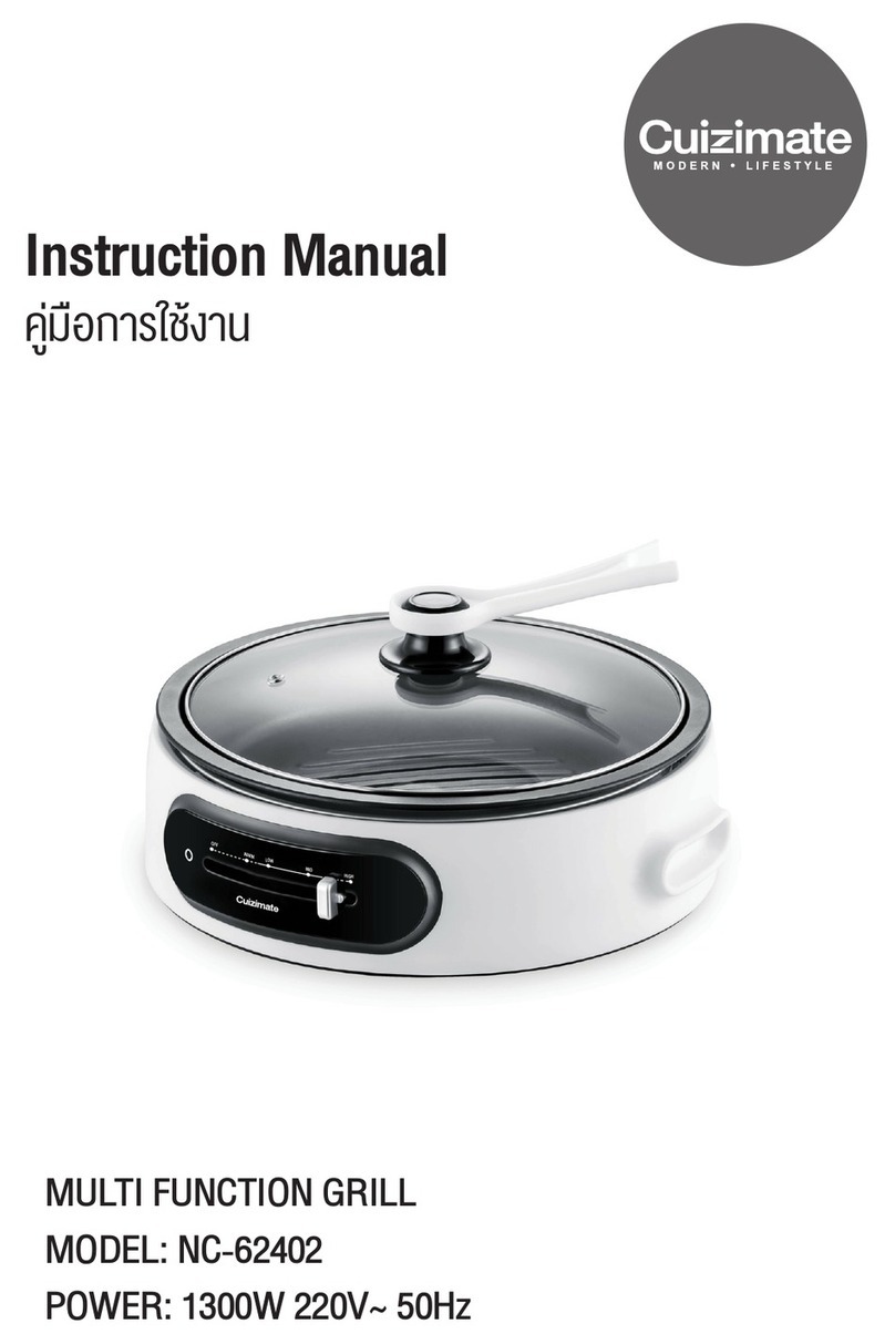 Cuizimate NC-62402 instruction manual