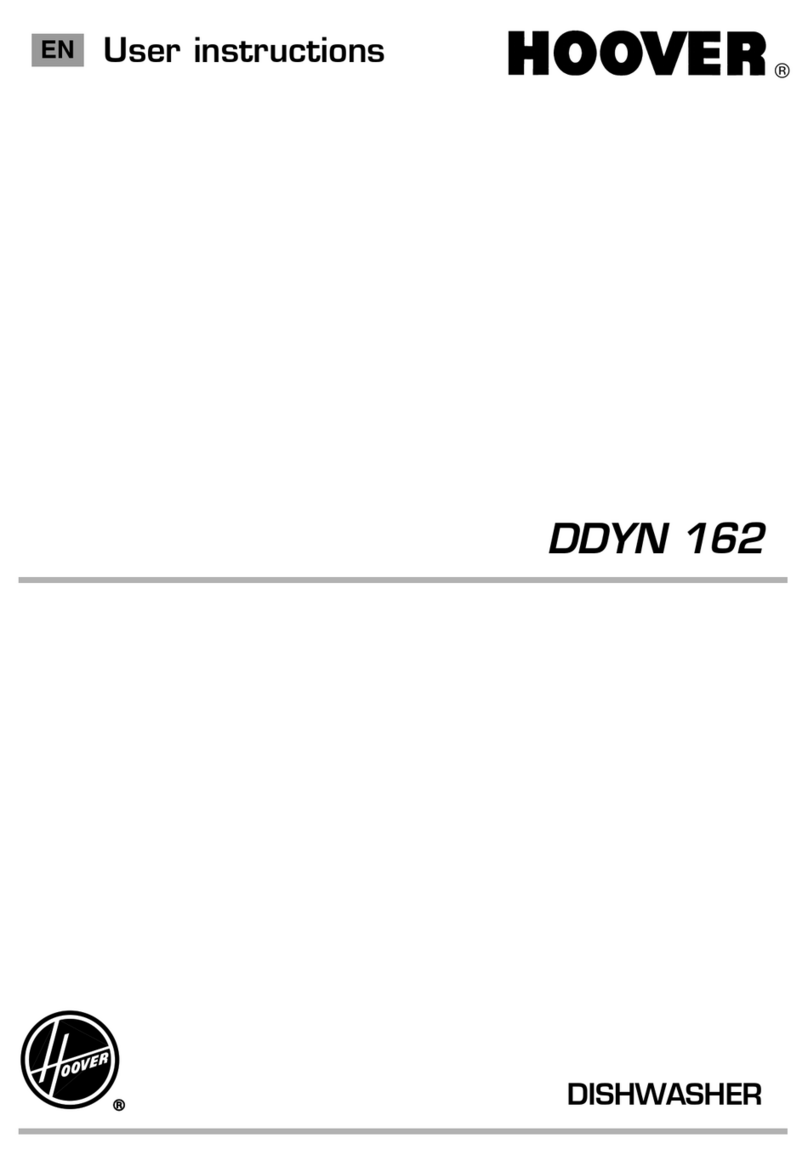 Hoover DDYN 162 User manual