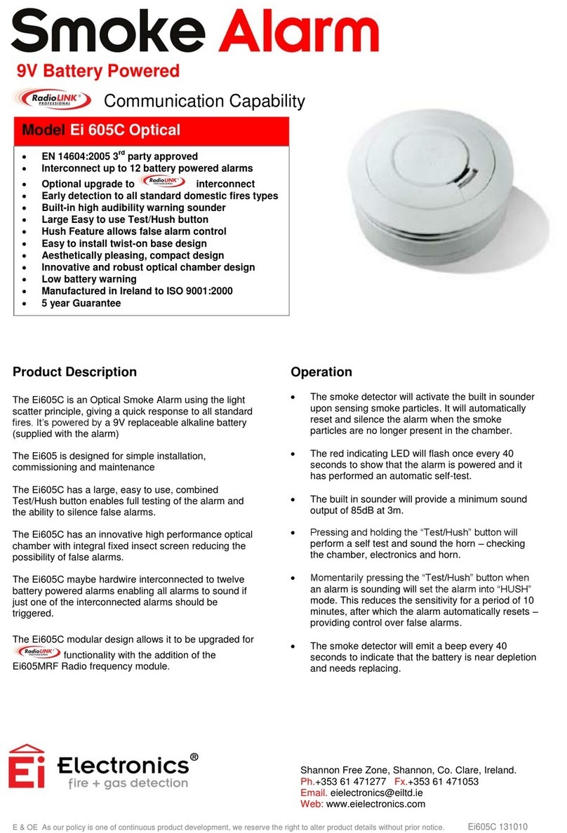 Electronics Ei 605C Installation