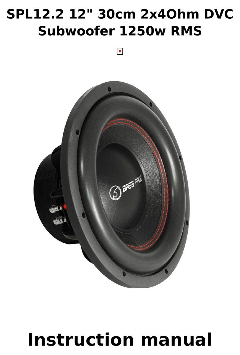BASSFACE SPL12.2 instruction manual