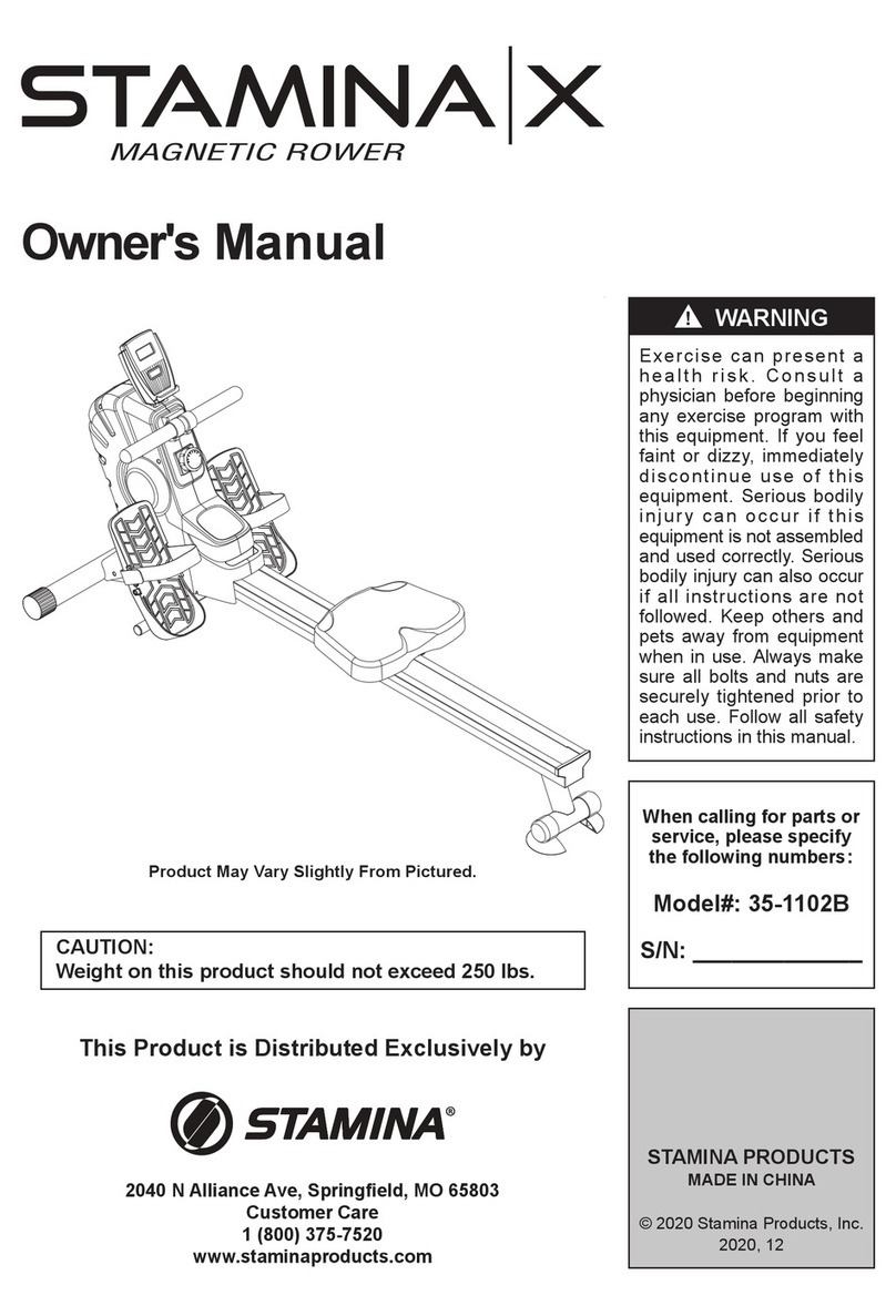 Stamina X 35-1102B owner's manual