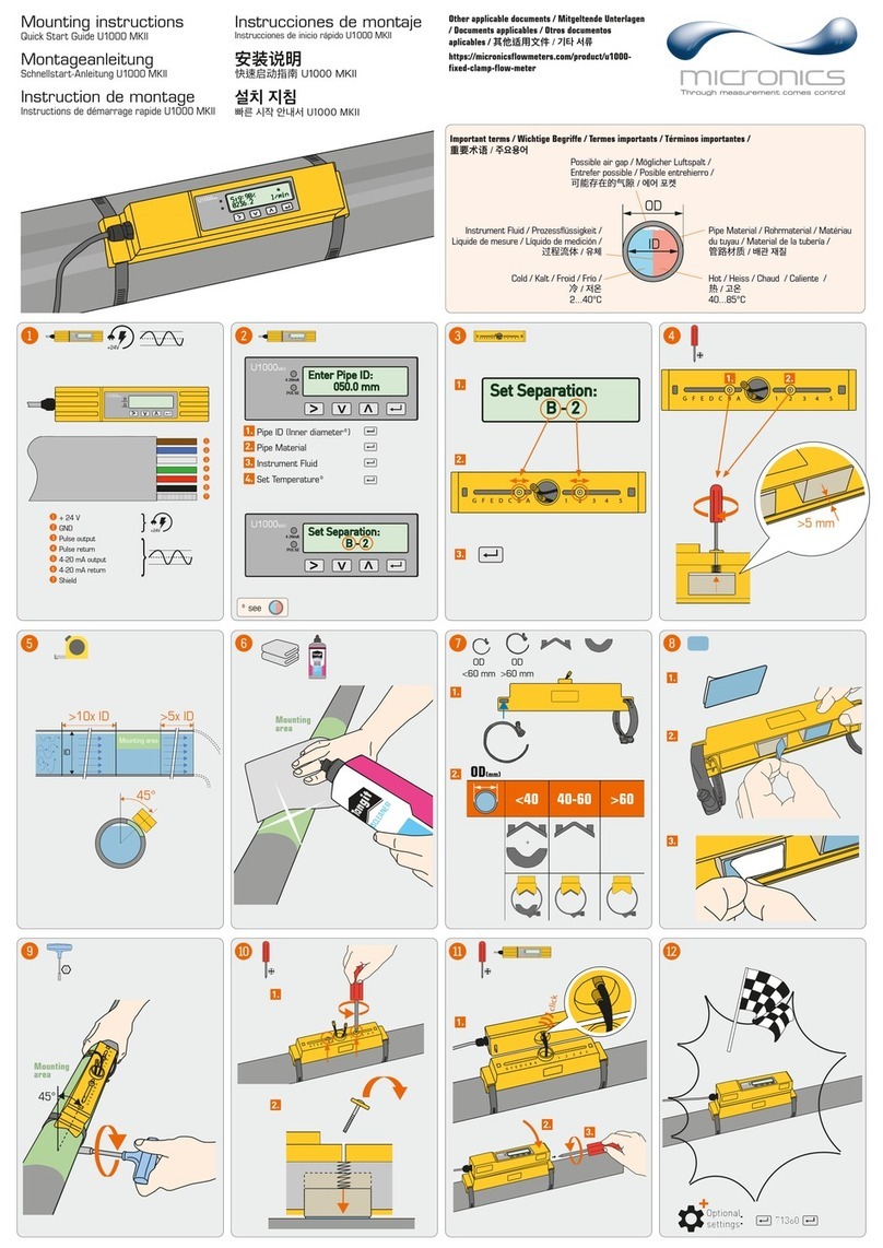 Micronics U1000 User manual