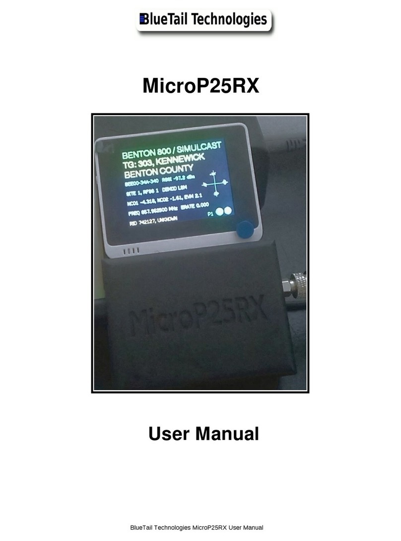 BlueTail Technologies MicroP25RX user manual BlueTail Technologies MicroP25RX user manual