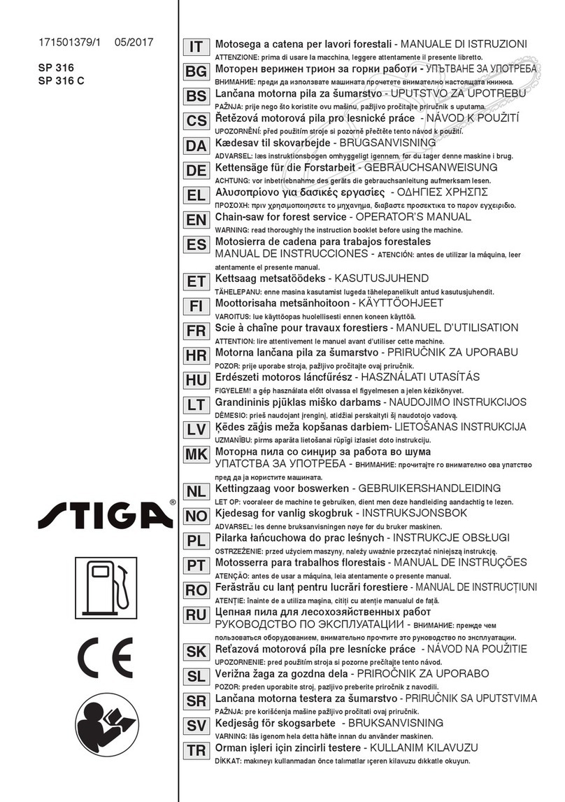 Stiga SP 316 C User manual