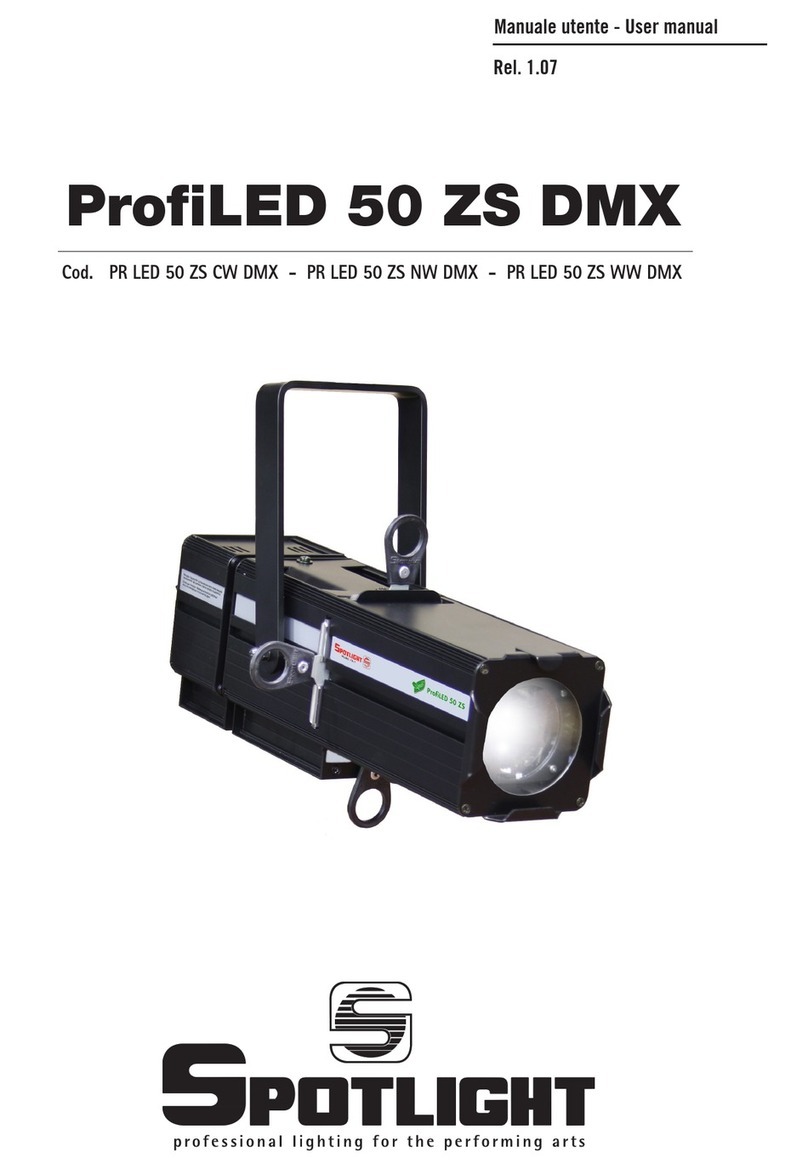 Spotlight ProfiLED 50 ZS DMX User manual