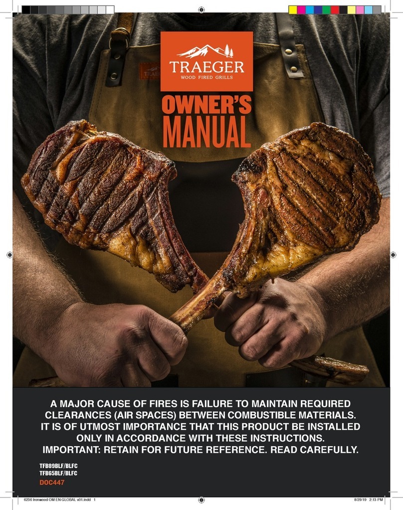 Traeger TFB89BLF owner's manual
