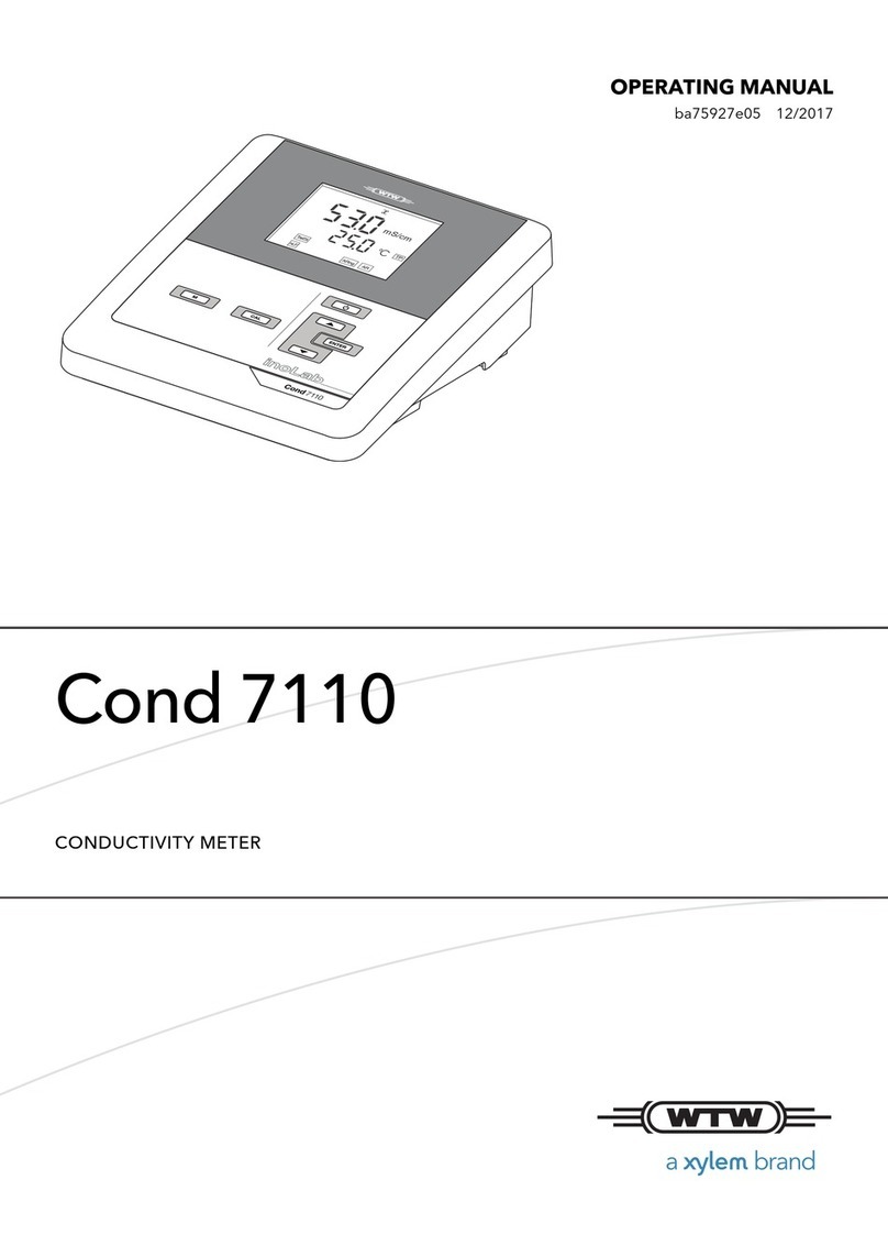 Xylem wtw Cond 7110 User manual