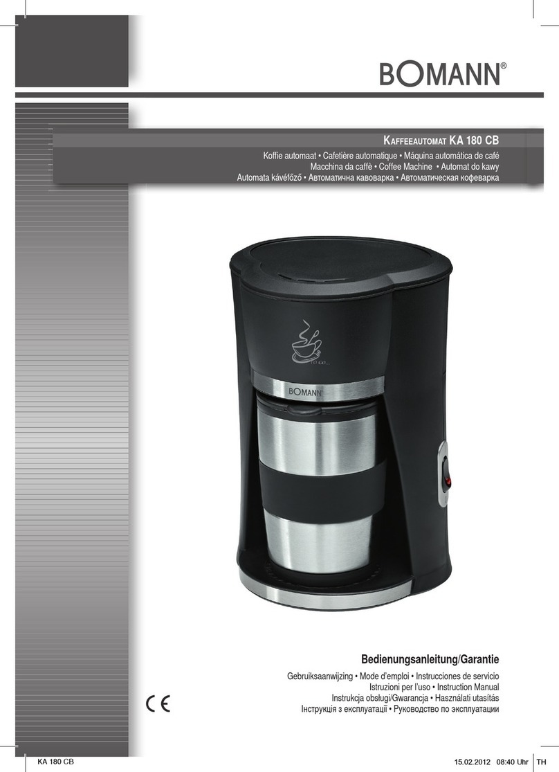BOMANN KA 180 CB instruction manual