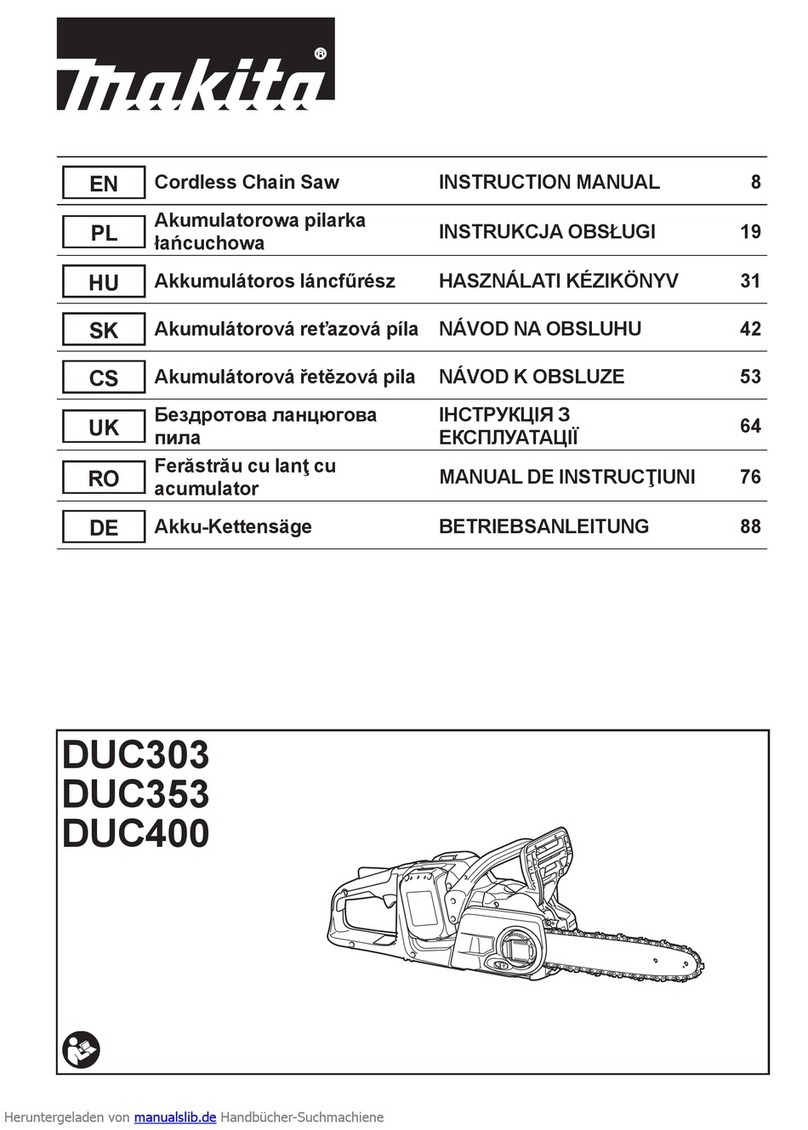 Makita DUC353G2 User manual