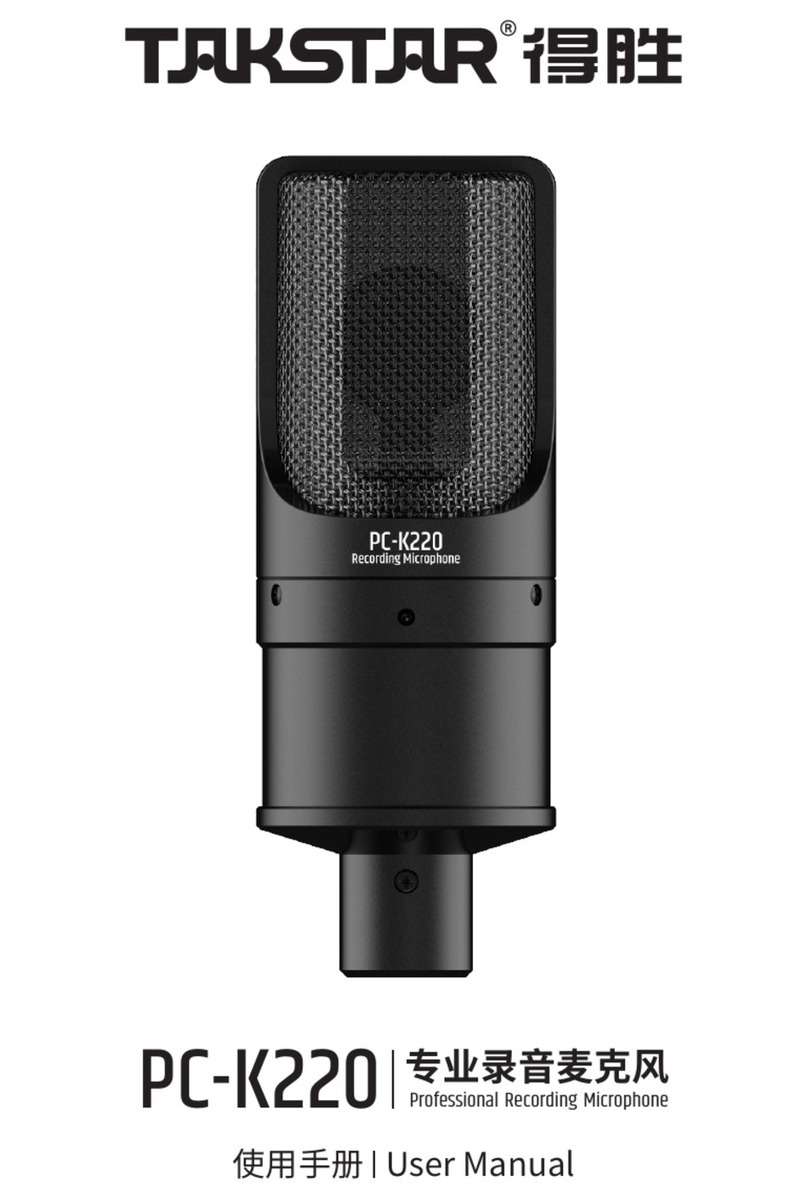 Takstar PC-K220 User manual