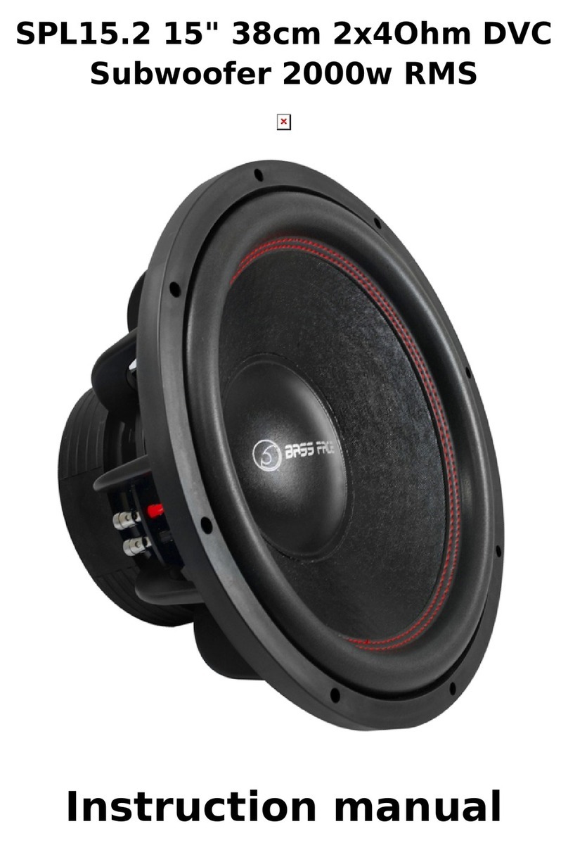 BASSFACE SPL15.2 instruction manual
