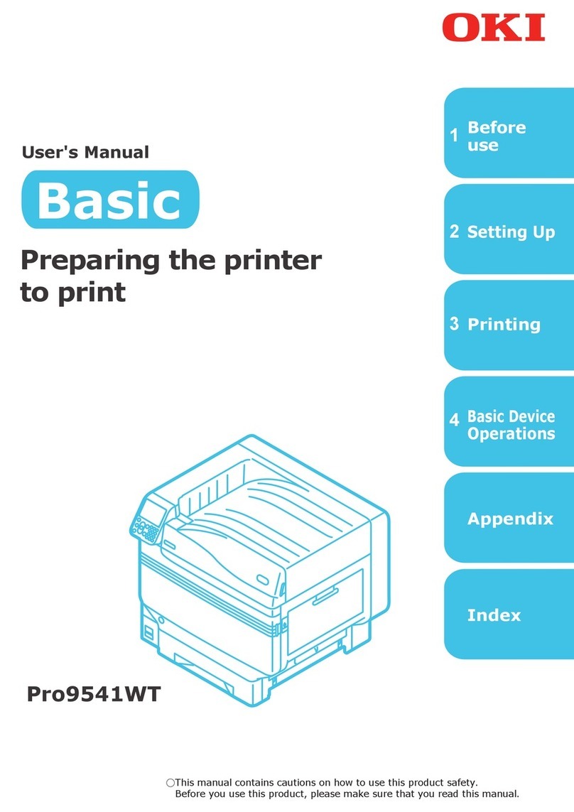 Oki Pro9541WT User manual