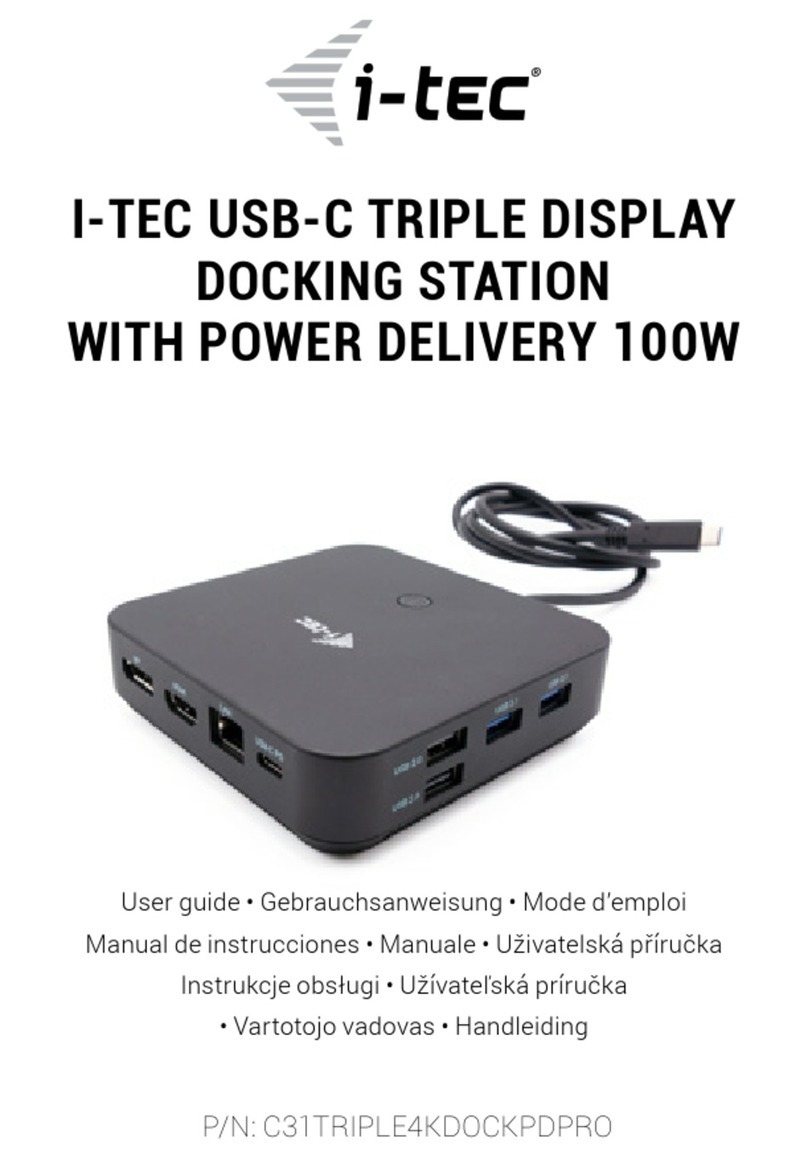 Itec C31TRIPLE4KDOCKPDPRO user guide