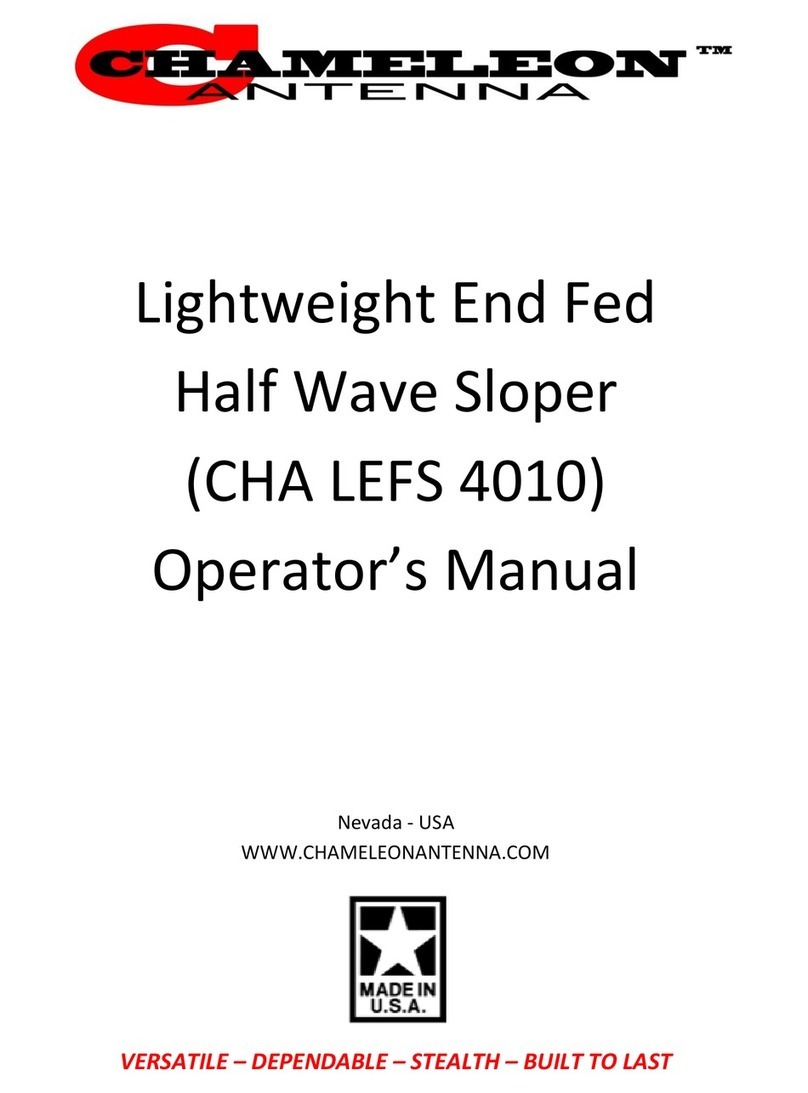 Chameleon Antenna CHA LEFS 4010 User manual