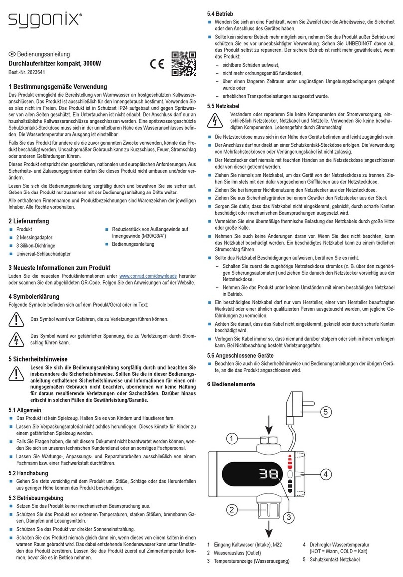 Sygonix SY-5247282 operating instructions