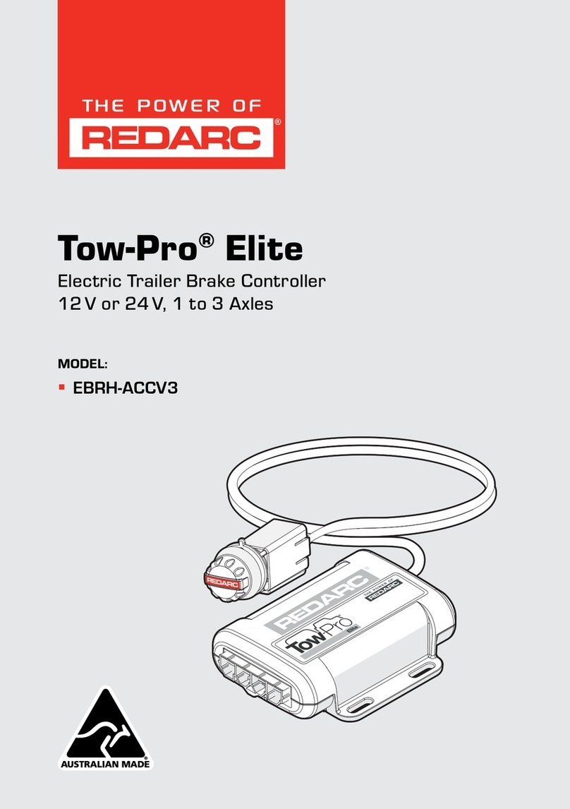 Redarc Tow-Pro Elite instruction manual