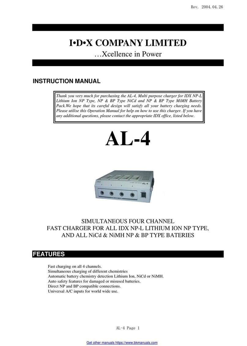IDX AL-4 instruction manual