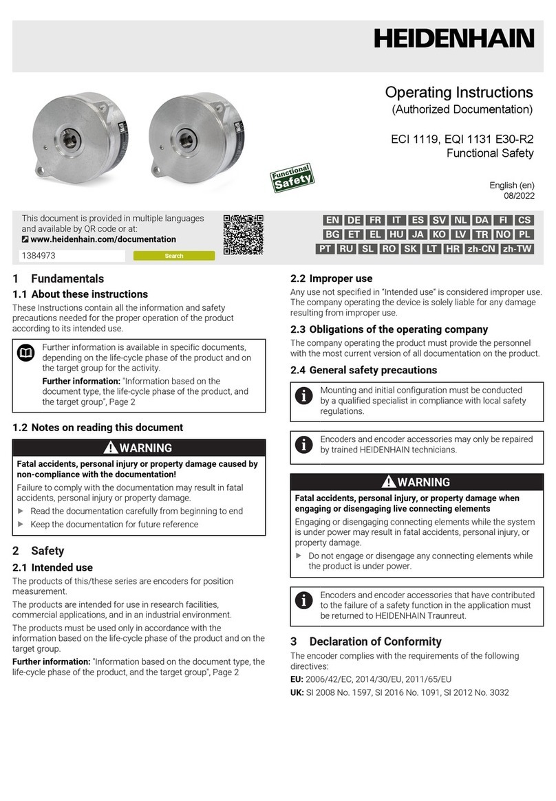 HEIDENHAIN EQI 1131 E30-R2 operating instructions