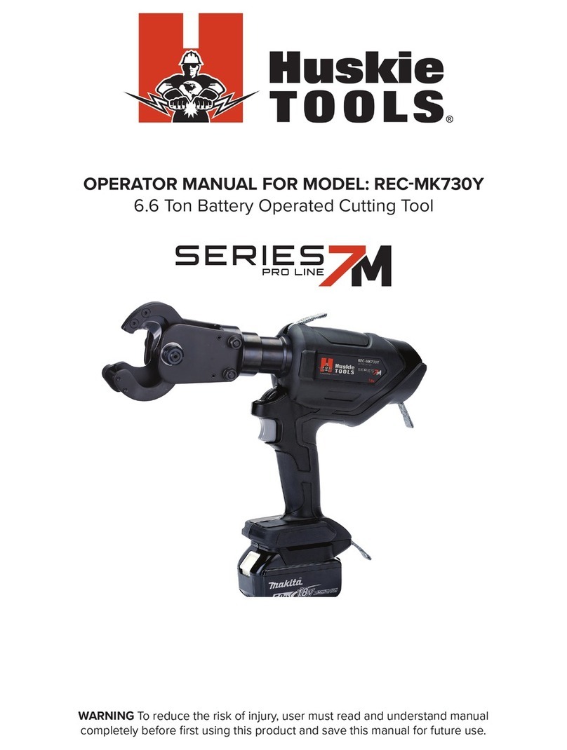 Huskie Tools PRO LINE REC-MK730Y Operator's manual